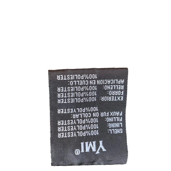 YMI Collection Olive Polyester Faux Fir Lined Women's Hooded Quilted Vest Sz Med - Picture 5 of 15